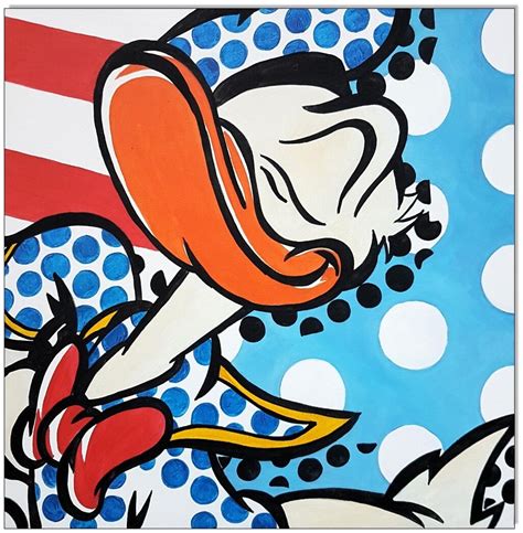 Donald Duck Pop Art .